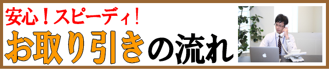 お取り引きの流れバナー